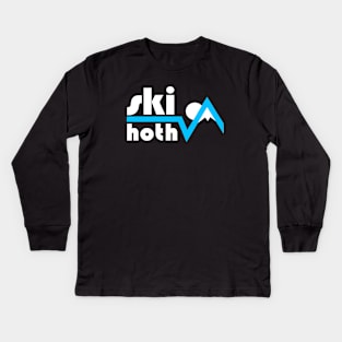 Ski Hoth Kids Long Sleeve T-Shirt